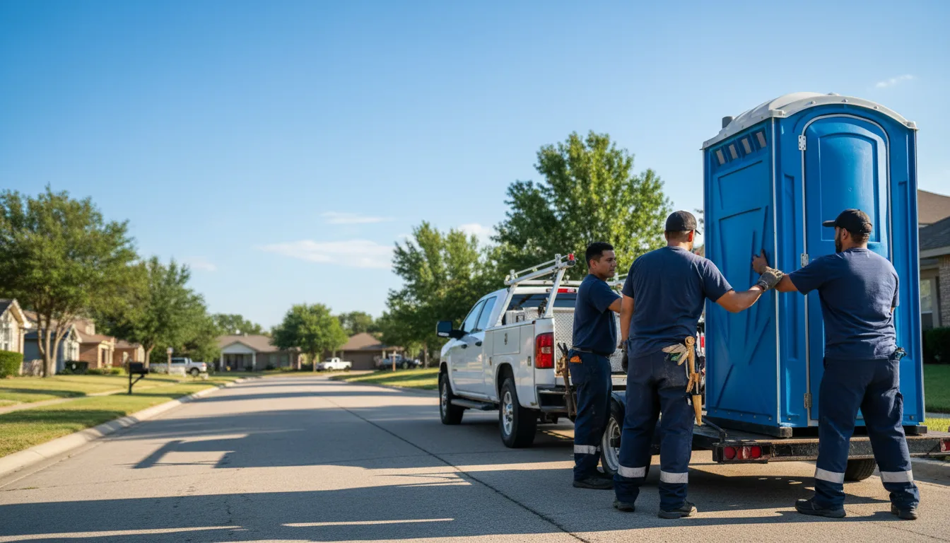Portable Toilet Rental in Panna Maria, TX near me